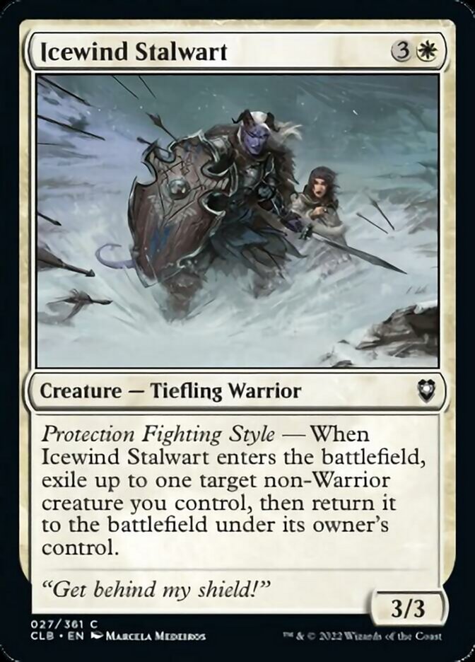 Icewind Stalwart [Commander Legends: Battle for Baldur's Gate] | Spectrum Games