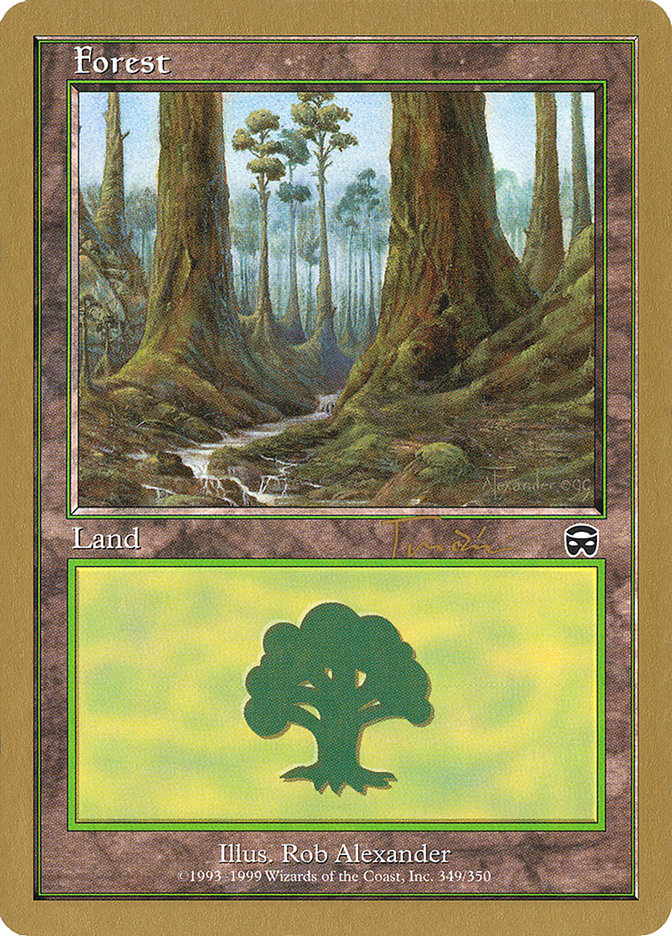 Forest (jt349) (Jan Tomcani) [World Championship Decks 2001] | Spectrum Games
