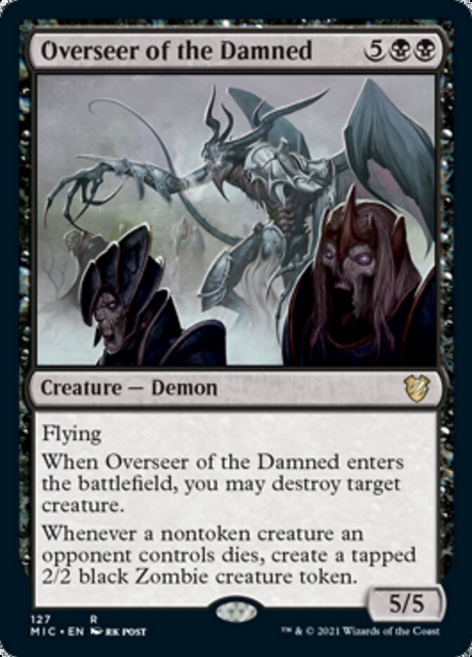 Overseer of the Damned [Innistrad: Midnight Hunt Commander] | Spectrum Games