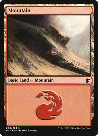 Mountain (260) [Dragons of Tarkir] | Spectrum Games