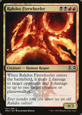 Rakdos Firewheeler [Ravnica Allegiance] | Spectrum Games