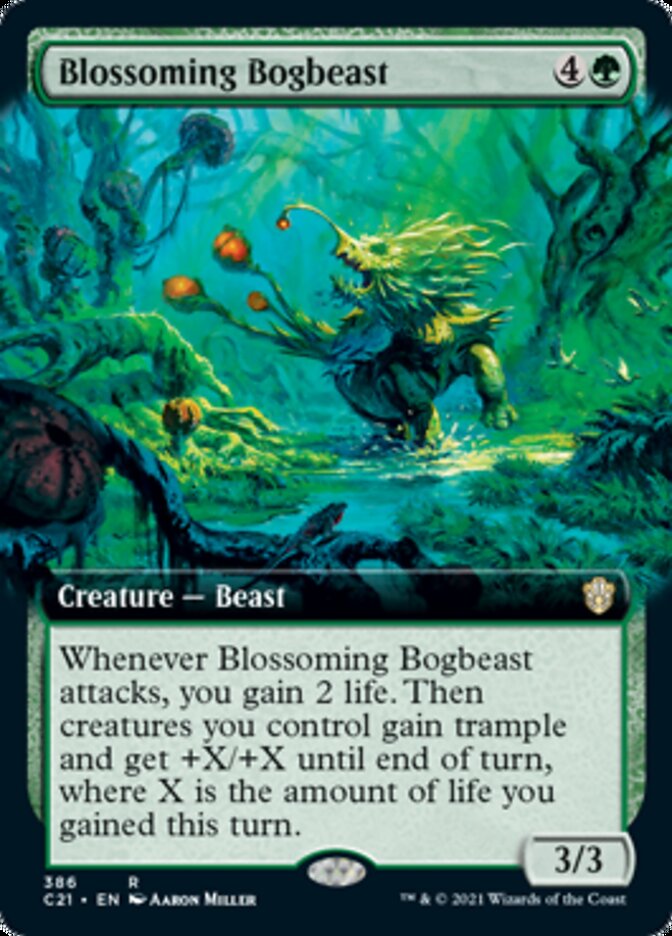 Blossoming Bogbeast (Extended) [Commander 2021] | Spectrum Games