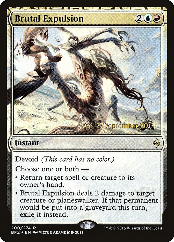 Brutal Expulsion  [Battle for Zendikar Prerelease Promos] | Spectrum Games