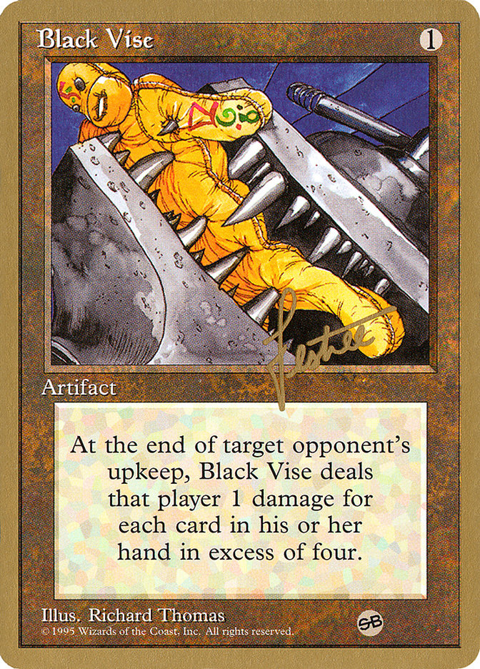 Black Vise (Bertrand Lestree) (SB) [Pro Tour Collector Set] | Spectrum Games