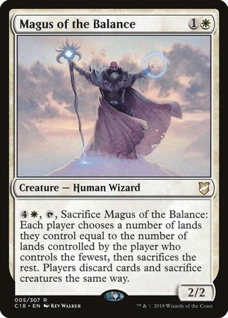 Magus of the Balance [Commander 2018] | Spectrum Games