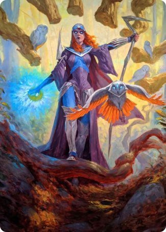 Kasmina, Enigma Sage Art Card [Strixhaven: School of Mages Art Series] | Spectrum Games