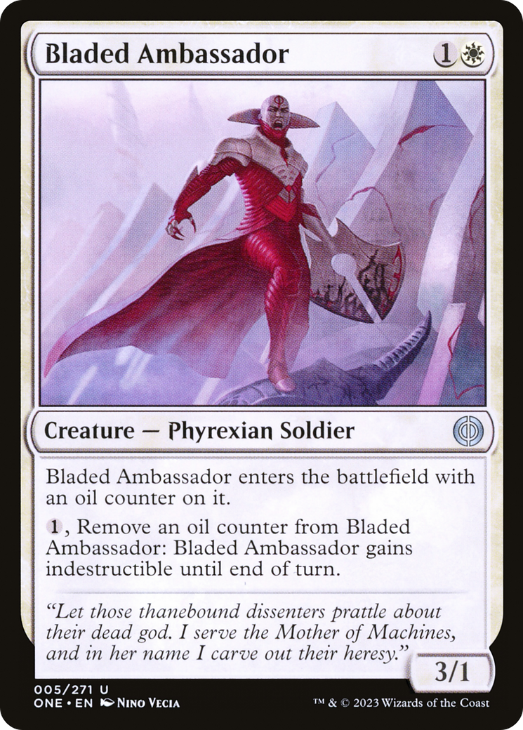 Bladed Ambassador [Phyrexia: All Will Be One] | Spectrum Games