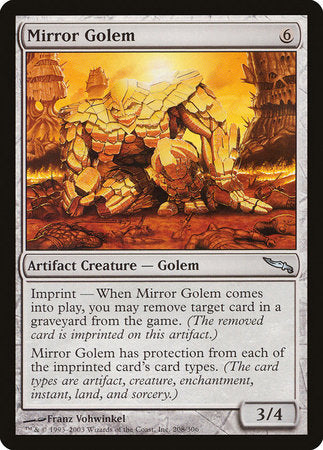 Mirror Golem [Mirrodin] | Spectrum Games