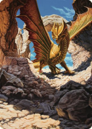 Ancient Brass Dragon Art Card (02) [Commander Legends: Battle for Baldur's Gate Art Series] | Spectrum Games