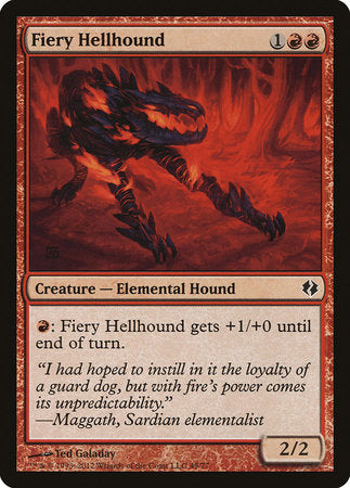 Fiery Hellhound [Duel Decks: Venser vs. Koth] | Spectrum Games