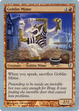 Goblin Mime (Alternate Foil) [Unhinged] | Spectrum Games