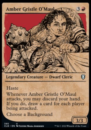 Amber Gristle O'Maul (Showcase) [Commander Legends: Battle for Baldur's Gate] | Spectrum Games