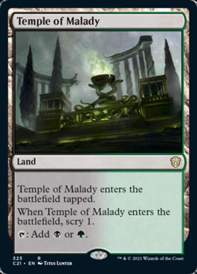 Temple of Malady [Commander 2021] | Spectrum Games