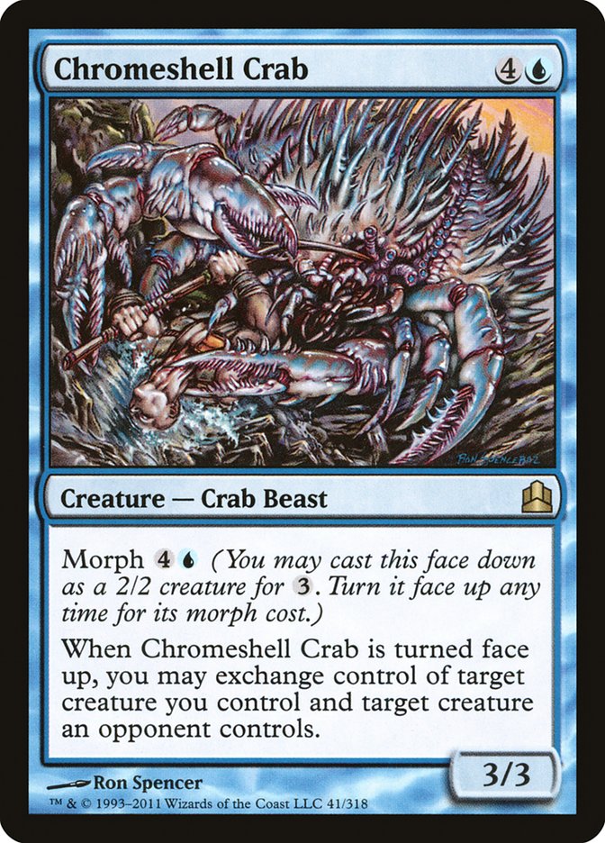 Chromeshell Crab [Commander 2011] | Spectrum Games