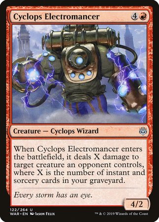 Cyclops Electromancer [War of the Spark] | Spectrum Games