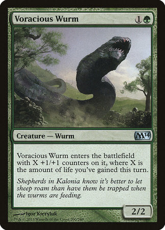Voracious Wurm [Magic 2014] | Spectrum Games