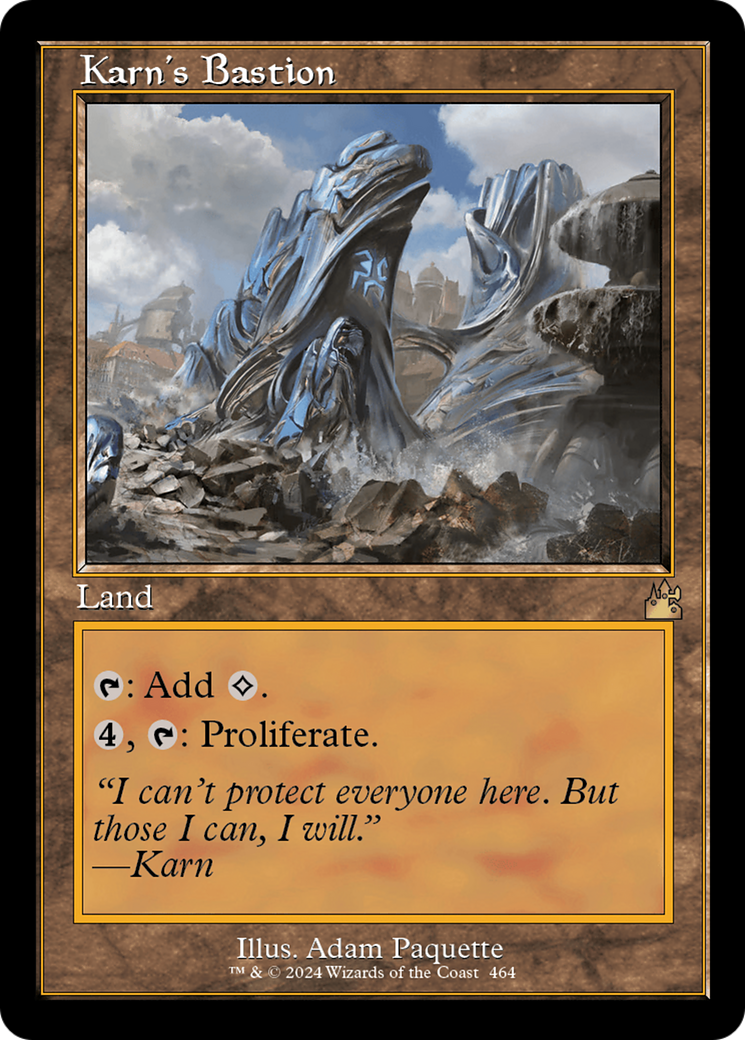 Karn's Bastion (Retro Frame) [Ravnica Remastered] | Spectrum Games
