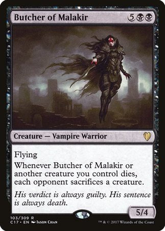 Butcher of Malakir [Commander 2017] | Spectrum Games
