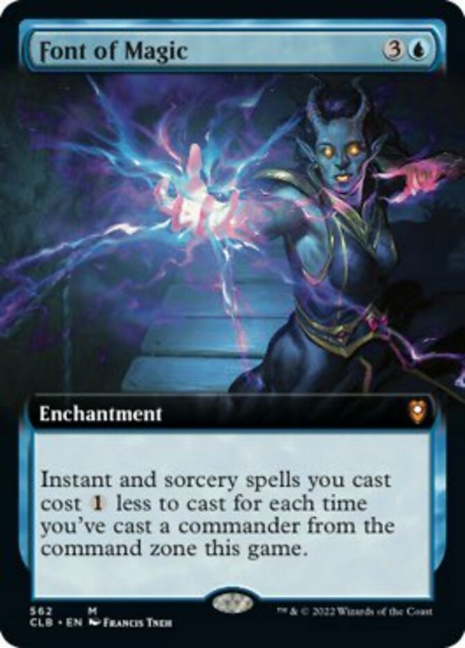 Font of Magic (Extended Art) [Commander Legends: Battle for Baldur's Gate] | Spectrum Games