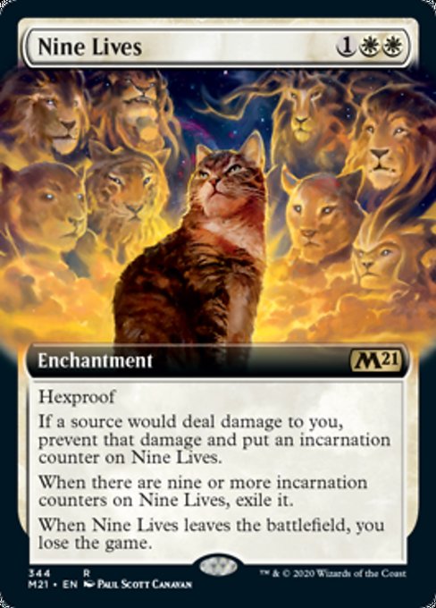 Nine Lives (Extended Art) [Core Set 2021] | Spectrum Games
