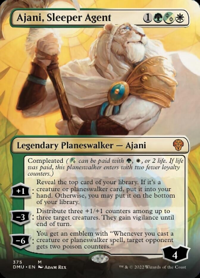 Ajani, Sleeper Agent (Borderless) (375) [Dominaria United] | Spectrum Games