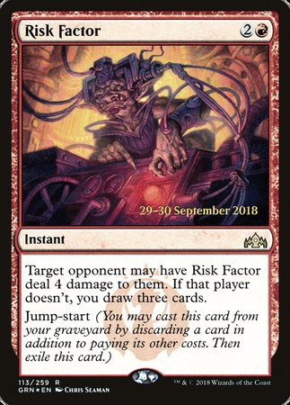 Risk Factor [Guilds of Ravnica Promos] | Spectrum Games