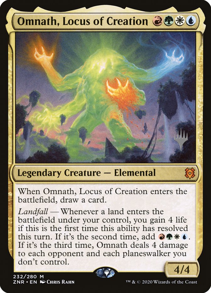 Omnath, Locus of Creation (Promo Pack) [Zendikar Rising Promos] | Spectrum Games