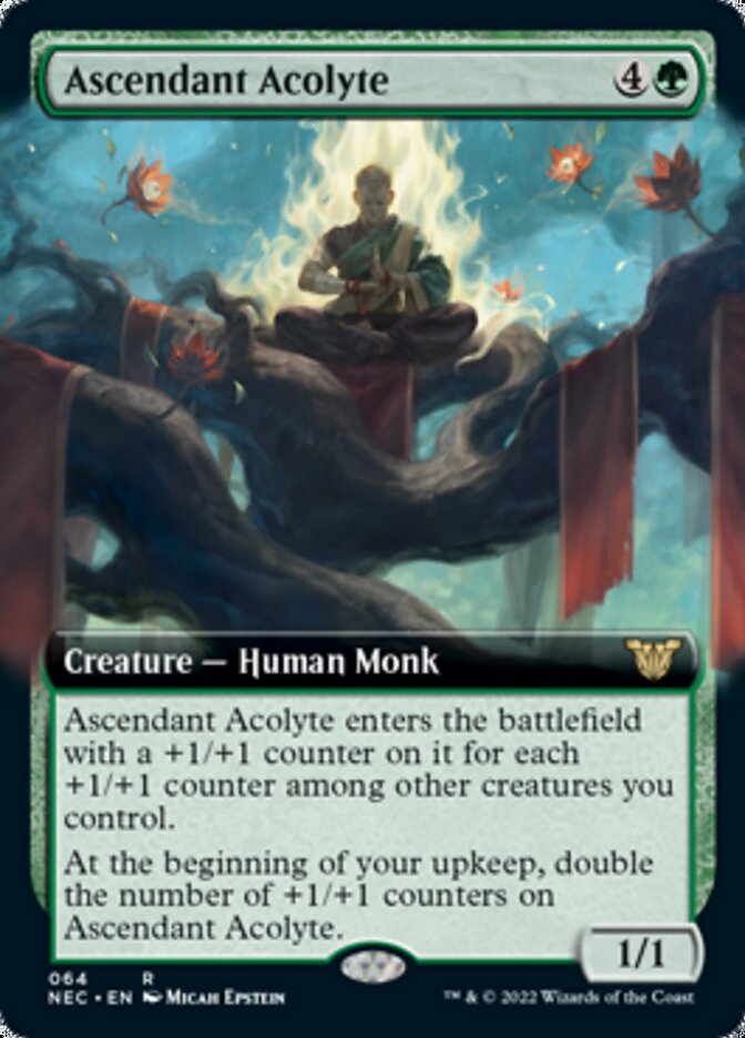 Ascendant Acolyte (Extended) [Kamigawa: Neon Dynasty Commander] | Spectrum Games
