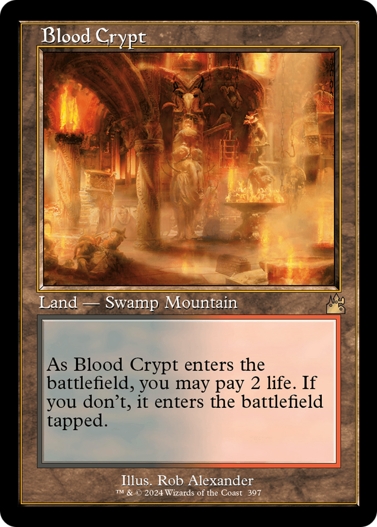 Blood Crypt (Retro) [Ravnica Remastered] | Spectrum Games