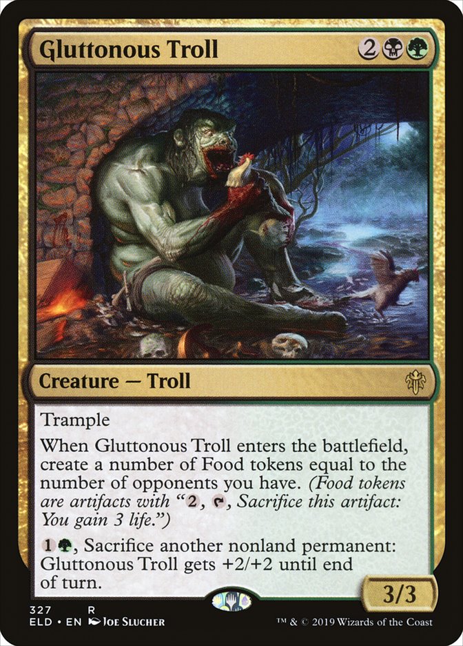 Gluttonous Troll [Throne of Eldraine] | Spectrum Games