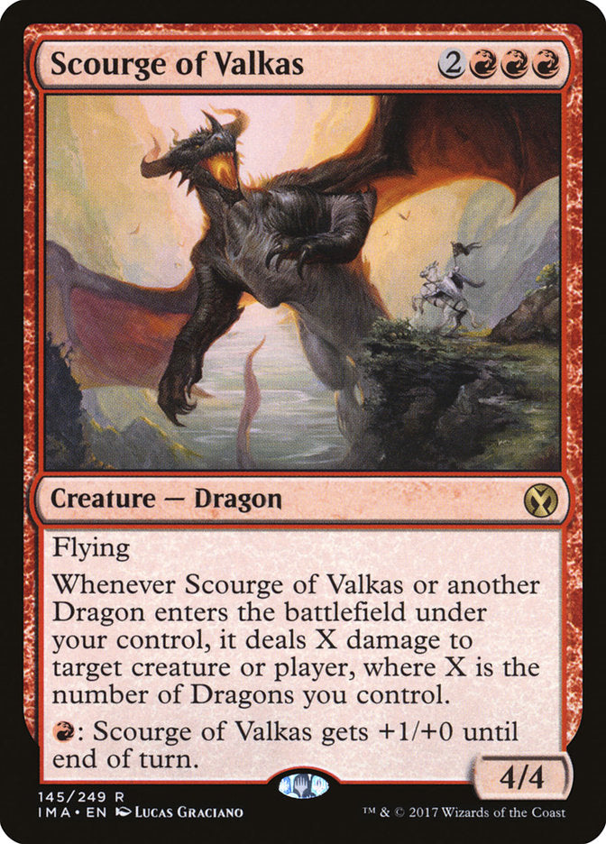 Scourge of Valkas [Iconic Masters] | Spectrum Games