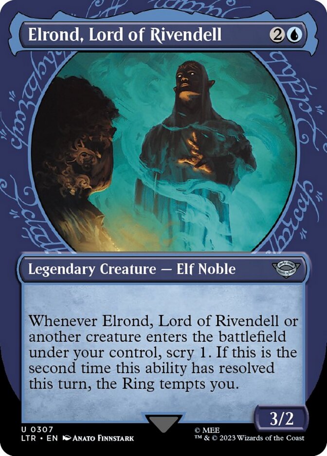 Elrond, Lord of Rivendell (Showcase Ring Frame) [The Lord of the Rings: Tales of Middle-Earth] | Spectrum Games