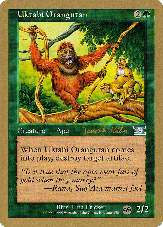 Uktabi Orangutan (Janosch Kuhn) (SB) [World Championship Decks 2000] | Spectrum Games