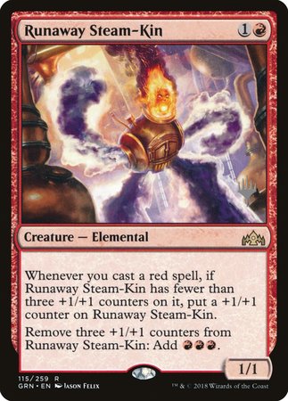 Runaway Steam-Kin [Guilds of Ravnica Promos] | Spectrum Games