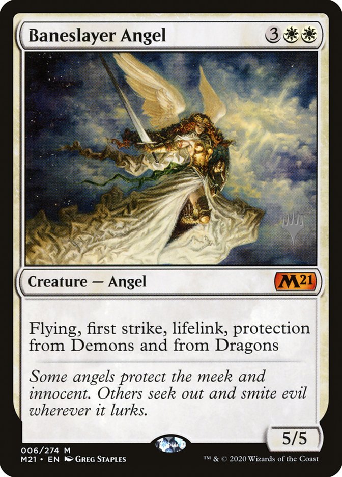 Baneslayer Angel (Promo Pack) [Core Set 2021 Promos] | Spectrum Games