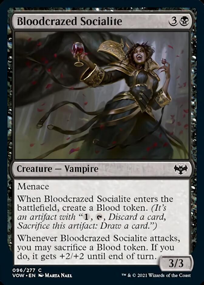 Bloodcrazed Socialite [Innistrad: Crimson Vow] | Spectrum Games