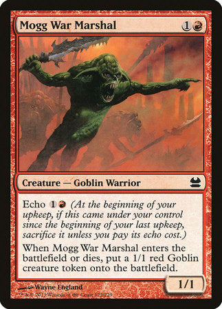 Mogg War Marshal [Modern Masters] | Spectrum Games