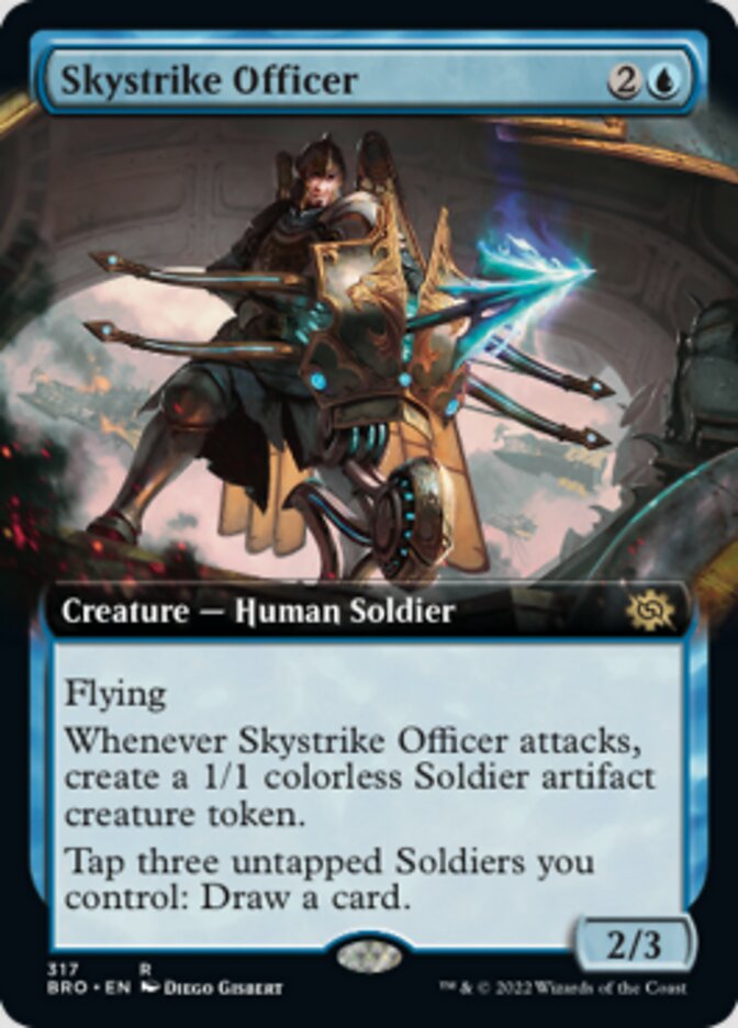 Skystrike Officer (Extended Art) [The Brothers' War] | Spectrum Games