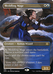 Meddling Mage (Borderless) [Double Masters] | Spectrum Games