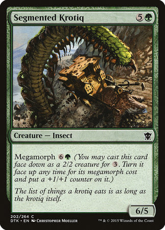 Segmented Krotiq [Dragons of Tarkir] | Spectrum Games