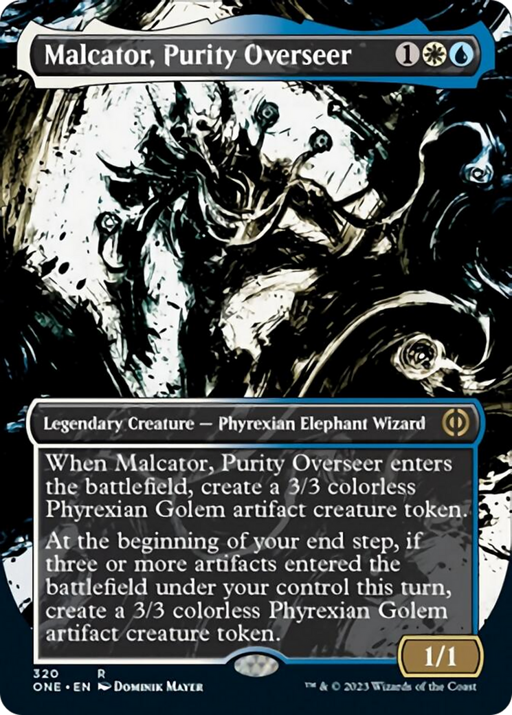 Malcator, Purity Overseer (Borderless Ichor) [Phyrexia: All Will Be One] | Spectrum Games