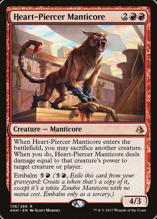 Heart-Piercer Manticore [Amonkhet] | Spectrum Games