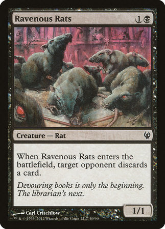 Ravenous Rats [Duel Decks: Izzet vs. Golgari] | Spectrum Games