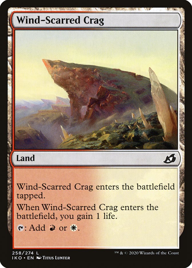 Wind-Scarred Crag [Ikoria: Lair of Behemoths] | Spectrum Games