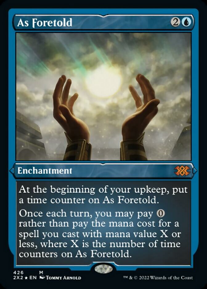 As Foretold (Foil Etched) [Double Masters 2022] | Spectrum Games