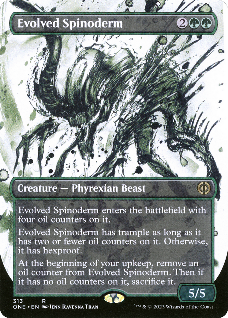 Evolved Spinoderm (Borderless Ichor) [Phyrexia: All Will Be One] | Spectrum Games