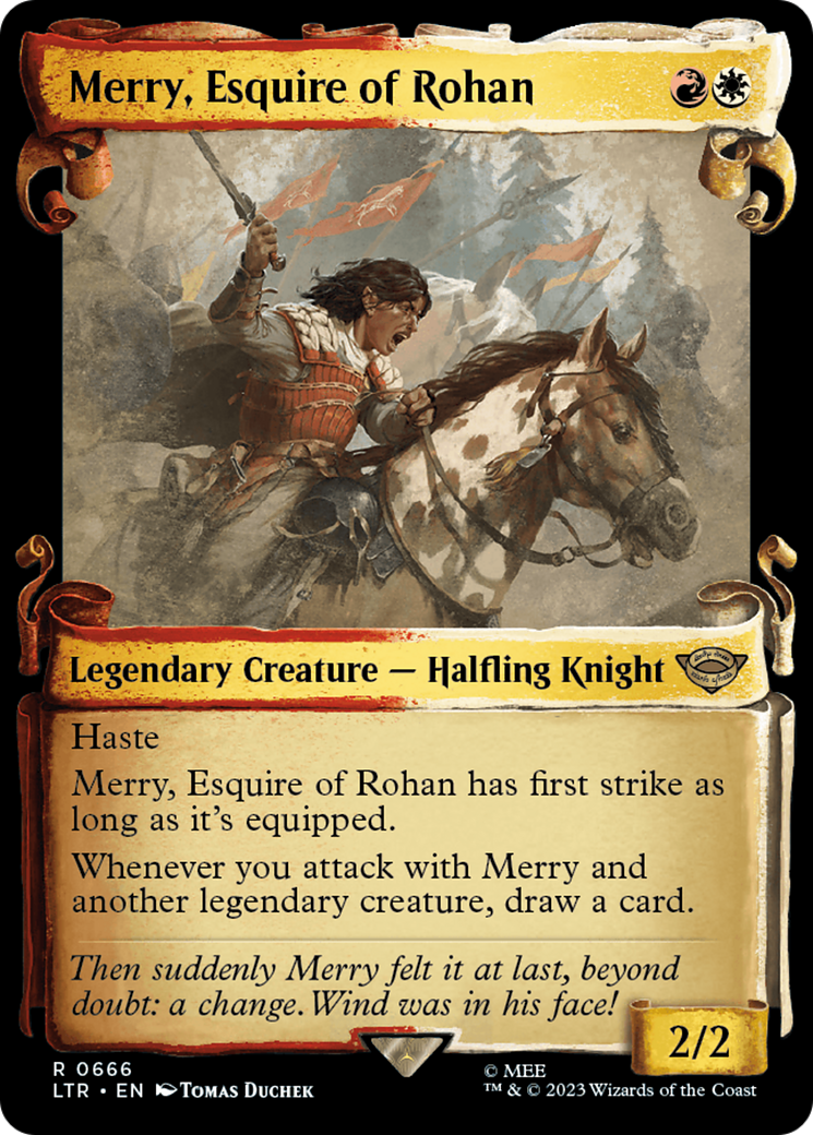 Merry, Esquire of Rohan [The Lord of the Rings: Tales of Middle-Earth Showcase Scrolls] | Spectrum Games