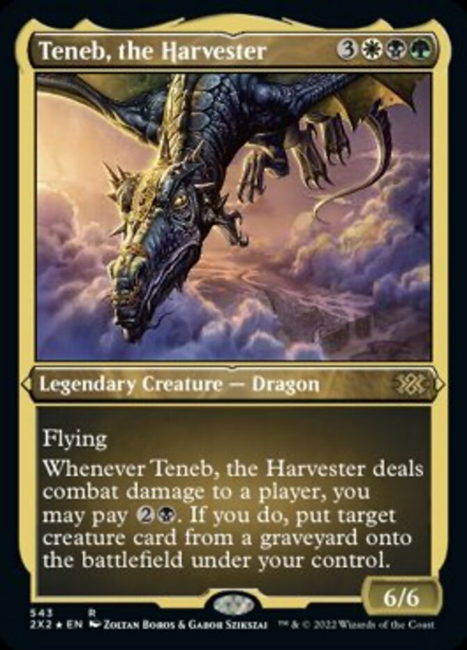 Teneb, the Harvester (Foil Etched) [Double Masters 2022] | Spectrum Games