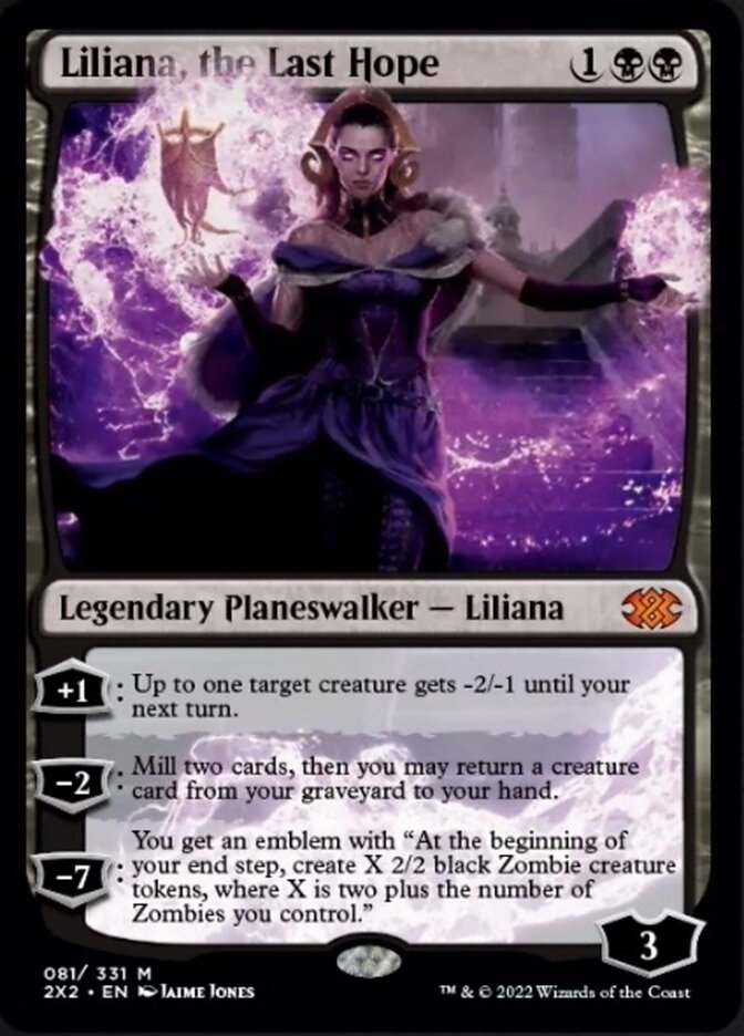 Liliana, the Last Hope [Double Masters 2022] | Spectrum Games