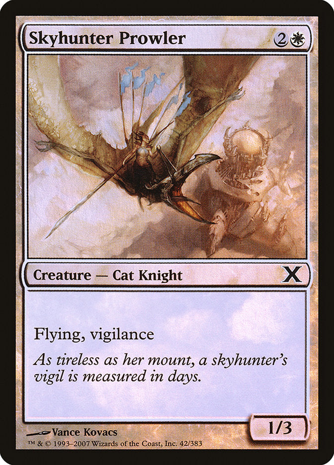 Skyhunter Prowler (Premium Foil) [Tenth Edition] | Spectrum Games